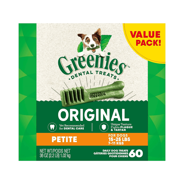 Greenies Original Dog Dental Treats - Petite - Toronto Pets