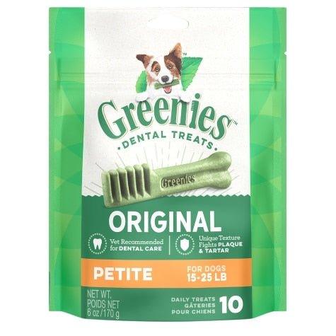 Greenies Original Dog Dental Treats - Petite - Toronto Pets