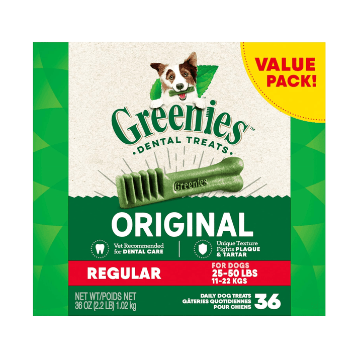 Greenies Original Dog Dental Treats - Regular - Toronto Pets