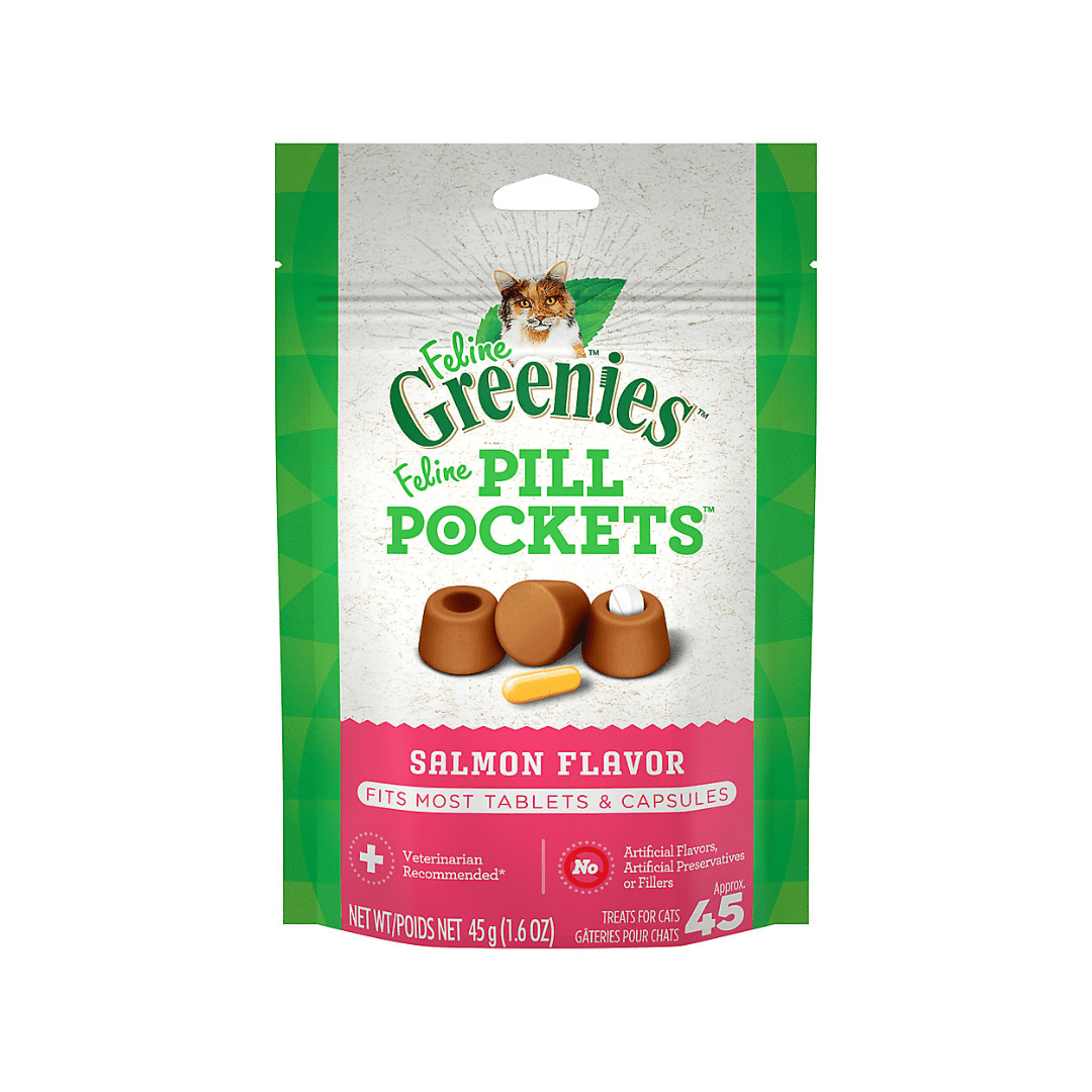 Greenies Pill Pocket Cat Treats - Salmon Flavor - Toronto Pets