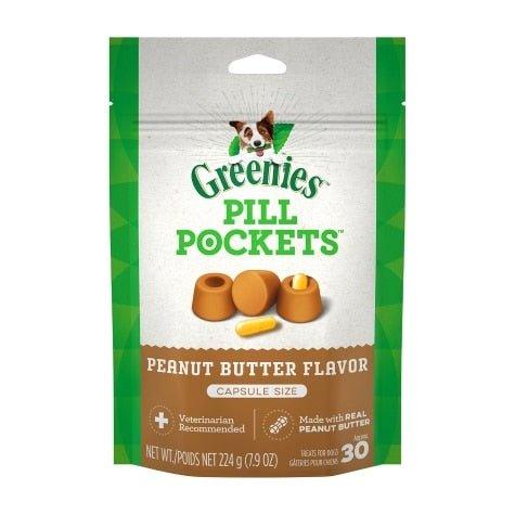 Greenies Pill Pockets Dog Treats - Peanut Butter Flavor - Toronto Pets