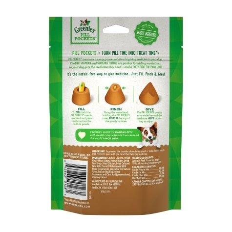 Greenies Pill Pockets Dog Treats - Peanut Butter Flavor - Toronto Pets