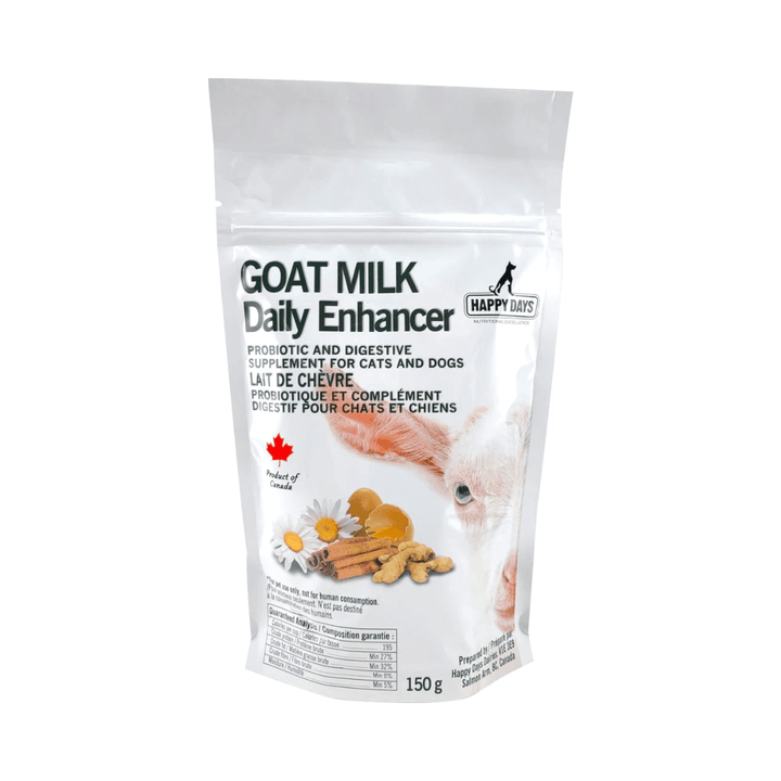 Happy Days Dairy Dog and Cat Milks - Daily Enhancer Goat Milk Powder - Toronto Pets