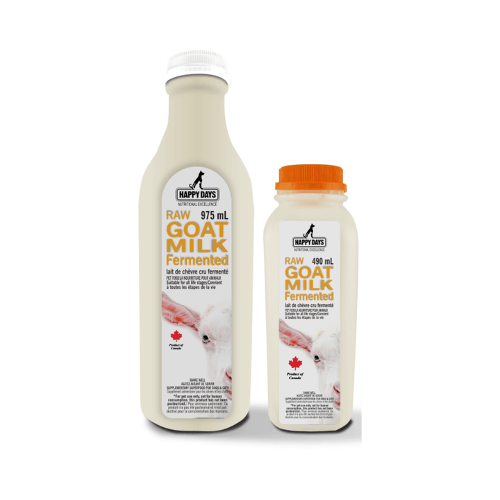 Happy Days Dairy Frozen Dog and Cat Milks - Raw Fermented Goat Milk - Toronto Pets