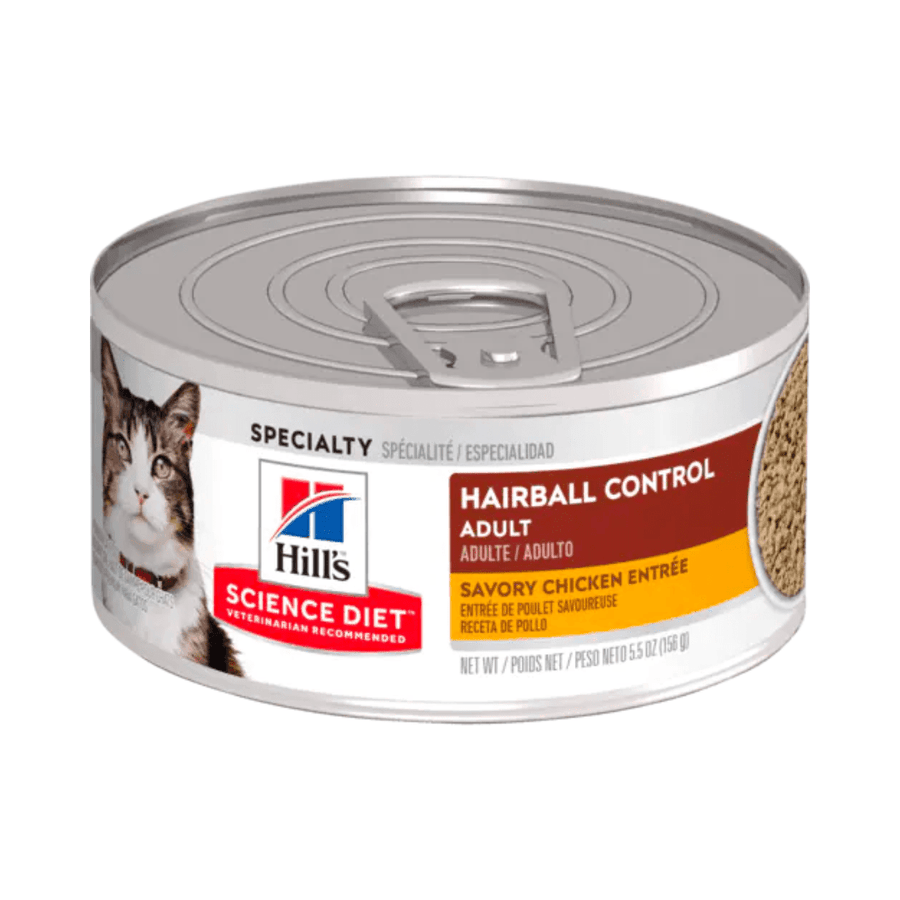 Hill's Science Diet Wet Cat Food - Adult Hairball Control Chicken Canned - Toronto Pets