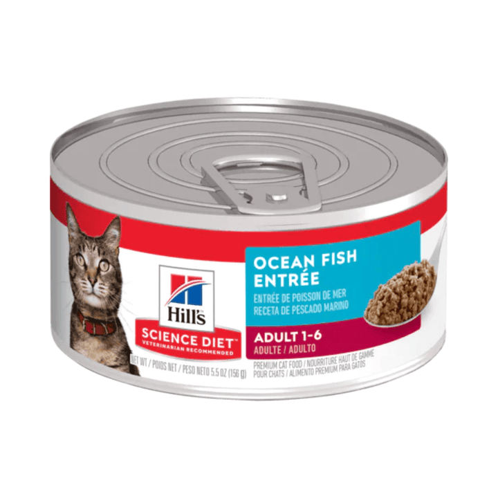 Hill's Science Diet Wet Cat Food - Adult Ocean Fish Entree Canned - Toronto Pets