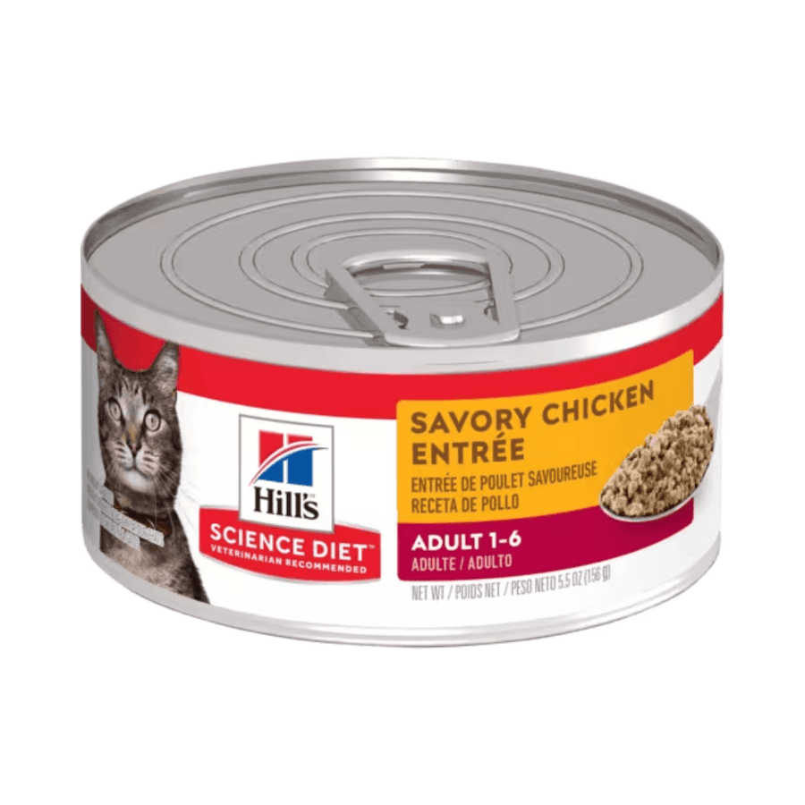 Hill's Science Diet Wet Cat Food - Savory Chicken Entree Canned - Toronto Pets