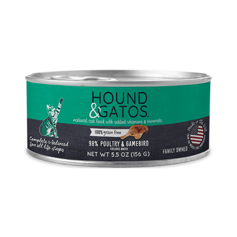 Hound & Gatos Wet Cat Food - Poultry & Gamebird Canned - Toronto Pets