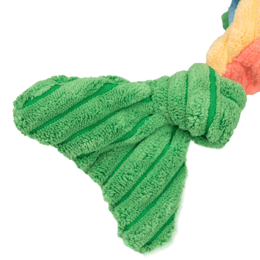 Huggle Hounds Dog Toys - Knottie Rauccous Rainbow Trout - Toronto Pets