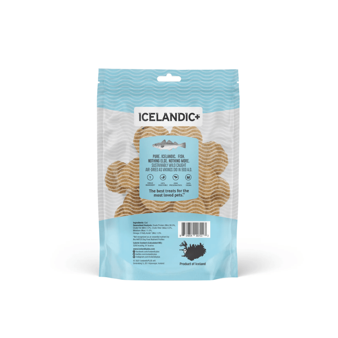 Icelandic+ Dog Treats - Cod Fish Chips - Toronto Pets