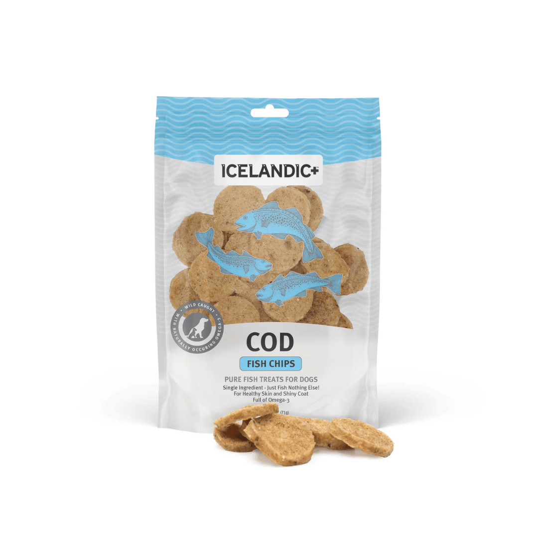 Icelandic+ Dog Treats - Cod Fish Chips - Toronto Pets