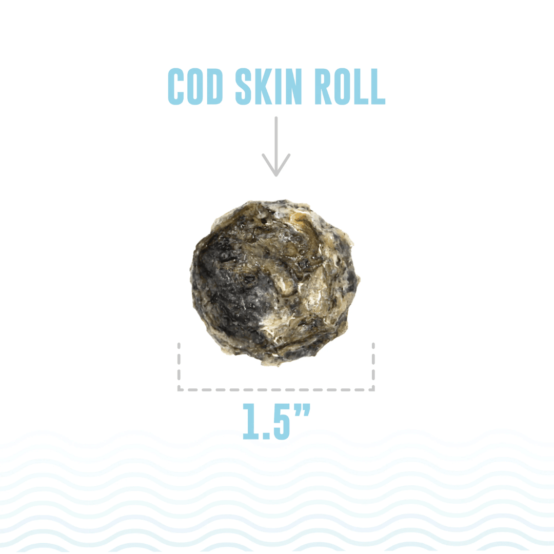 Icelandic+ Dog Treats - Cod Skin Rolls - Toronto Pets