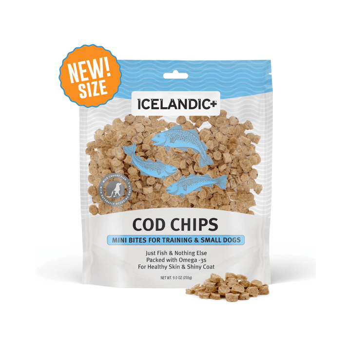 Icelandic+ Dog Treats - Mini Cod Fish Chips - Toronto Pets