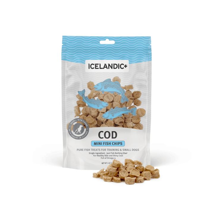 Icelandic+ Dog Treats - Mini Cod Fish Chips - Toronto Pets