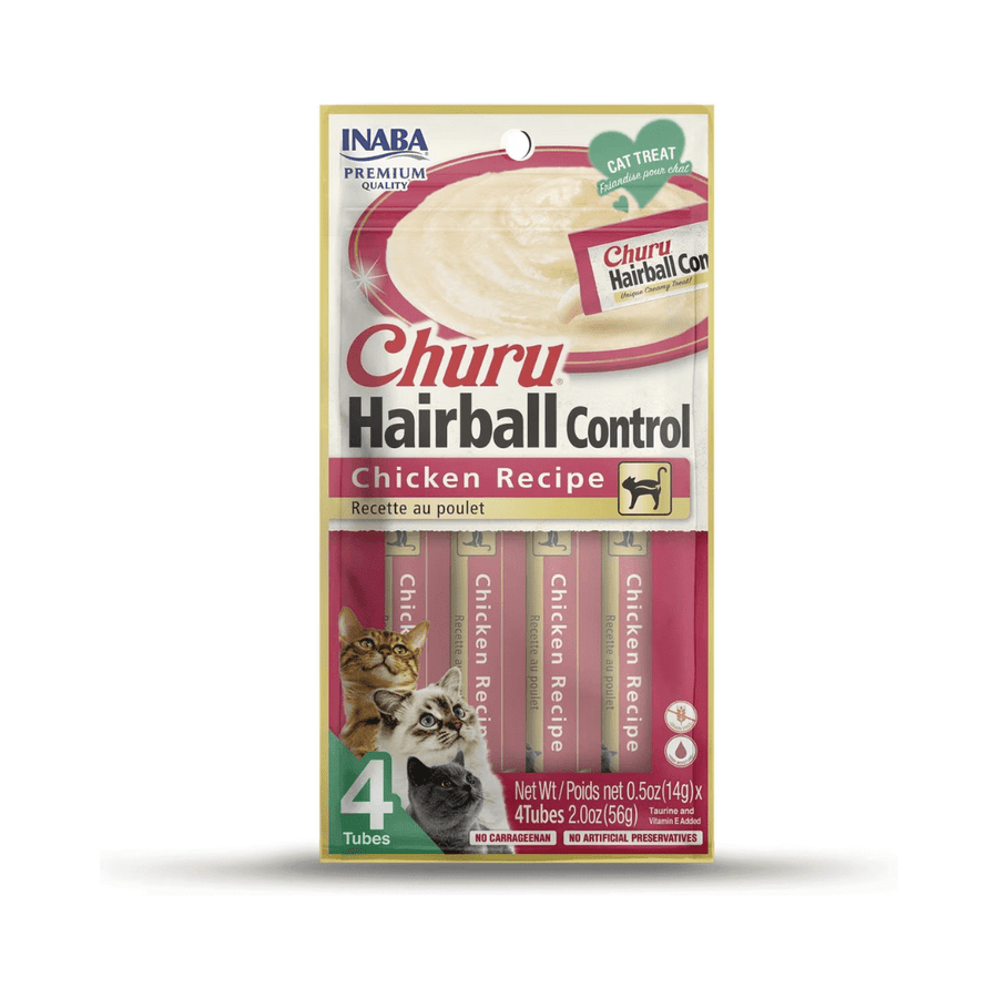 Inaba Cat Churu Hairball Control - Chicken Recipe - Toronto Pets