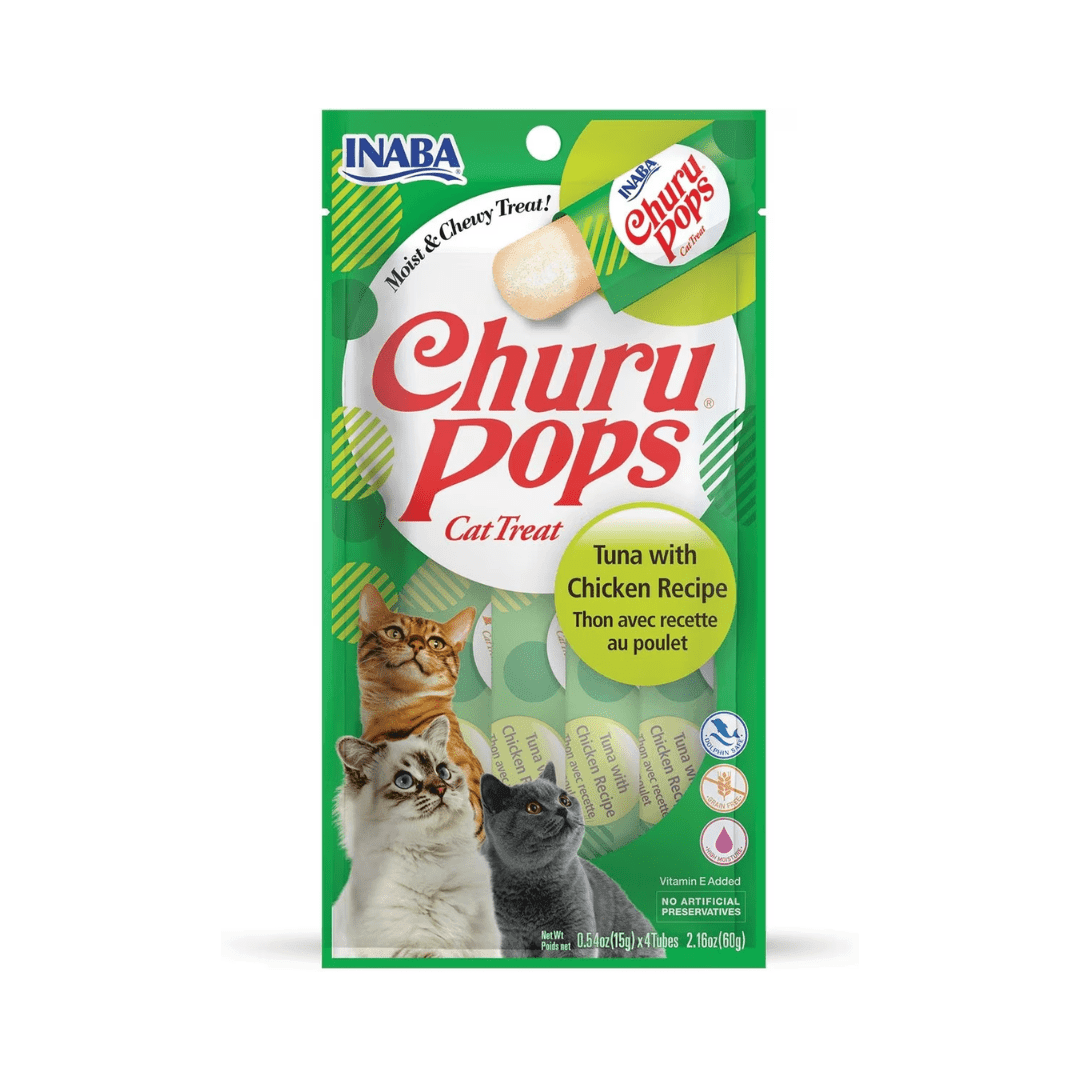 Inaba Cat Churu Pops - Tuna with Chicken Recipe - Toronto Pets