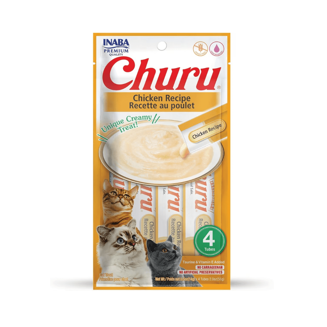 Inaba Cat Treats - Churu Purees Chicken Recipe Pouch - Toronto Pets