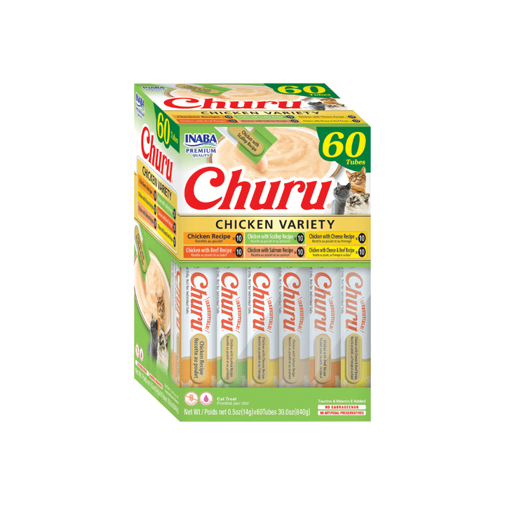 Inaba Cat Treats - Churu Purees Chicken Variety Box - Toronto Pets