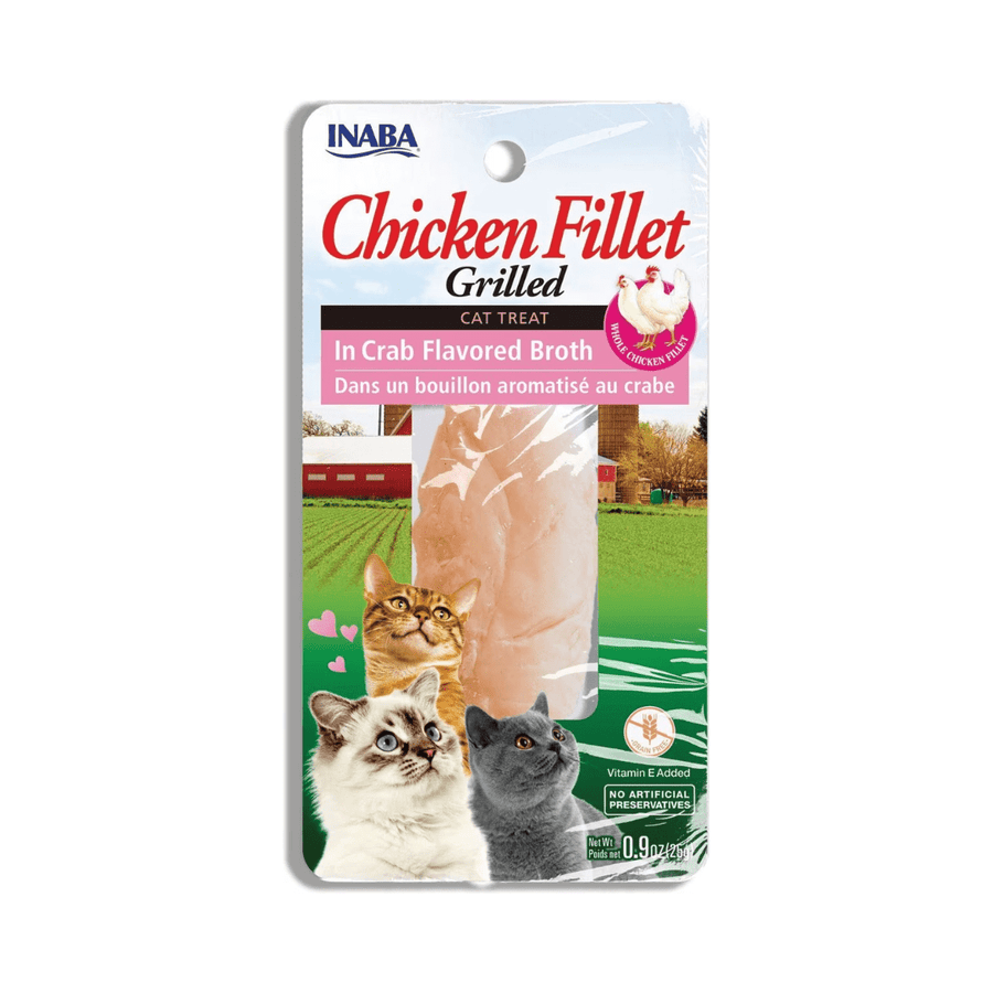 Inaba Wet Cat Treats - Chicken Fillet in Crab Flavored Broth - Toronto Pets