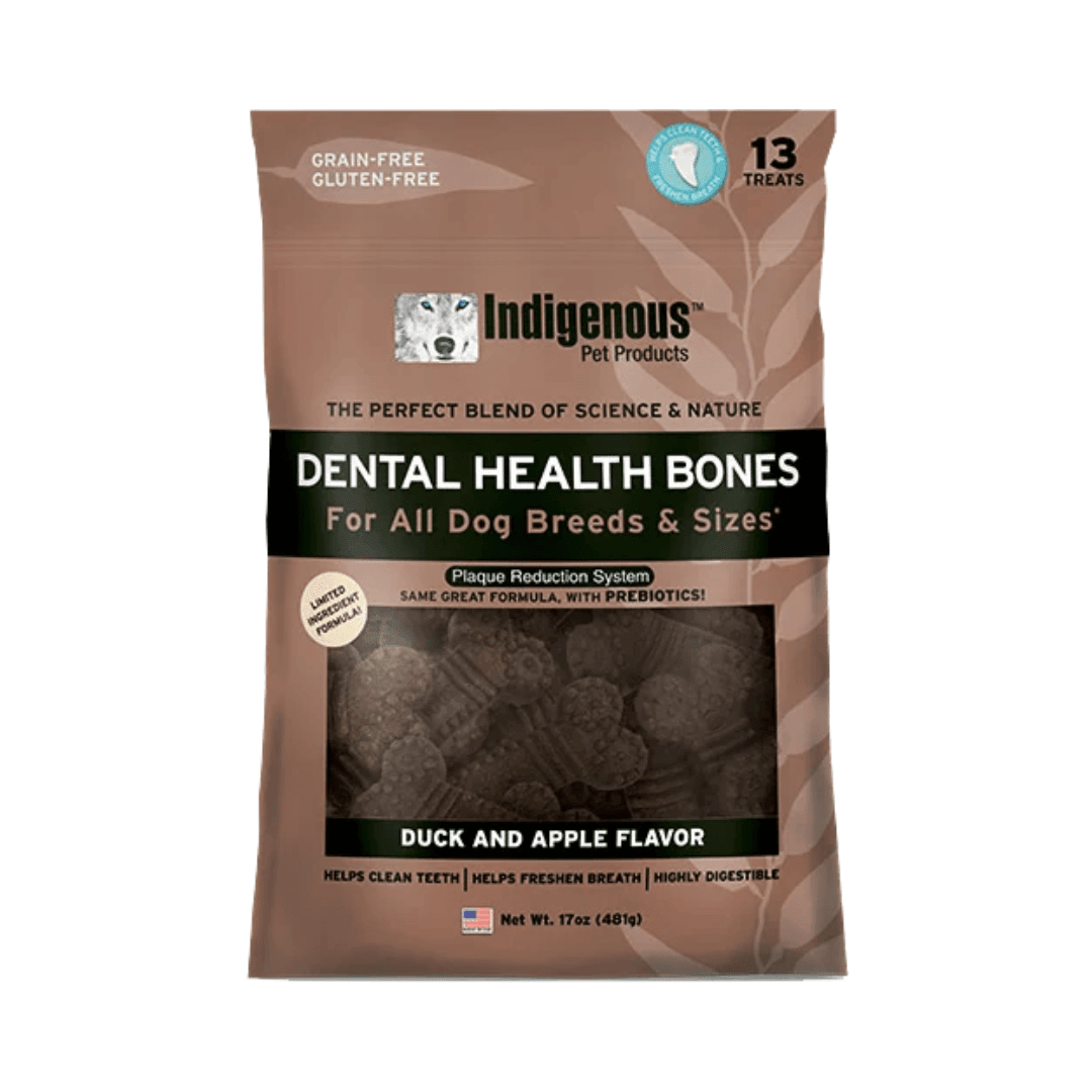 Indigenous Dog Dental Health Bones - Duck and Apple Flavor - Toronto Pets