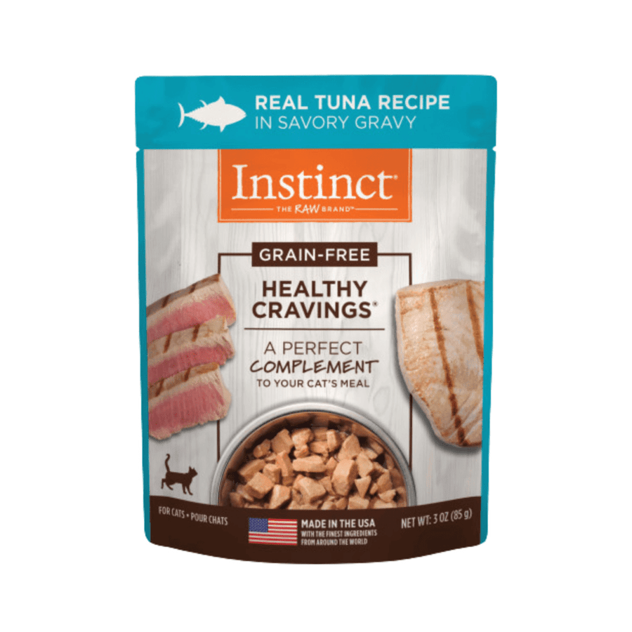 Instinct Wet Cat Topper & Mix - Ins - Healthy Cravings Real Tuna Recipe Pouch - Toronto Pets