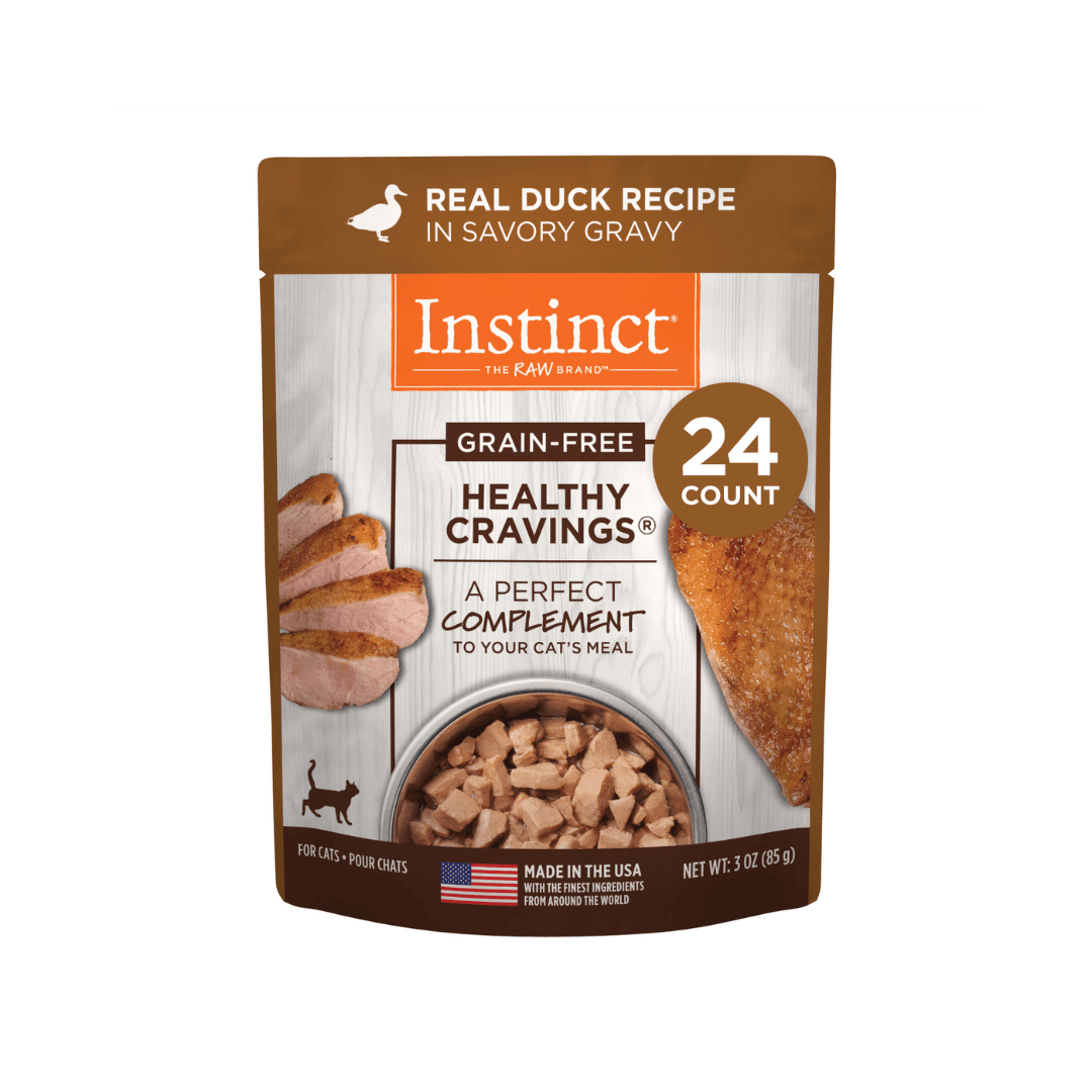 Instinct Wet Cat Toppers & Mix - Ins - Healthy Cravings Real Duck Recipe Pouch - Toronto Pets