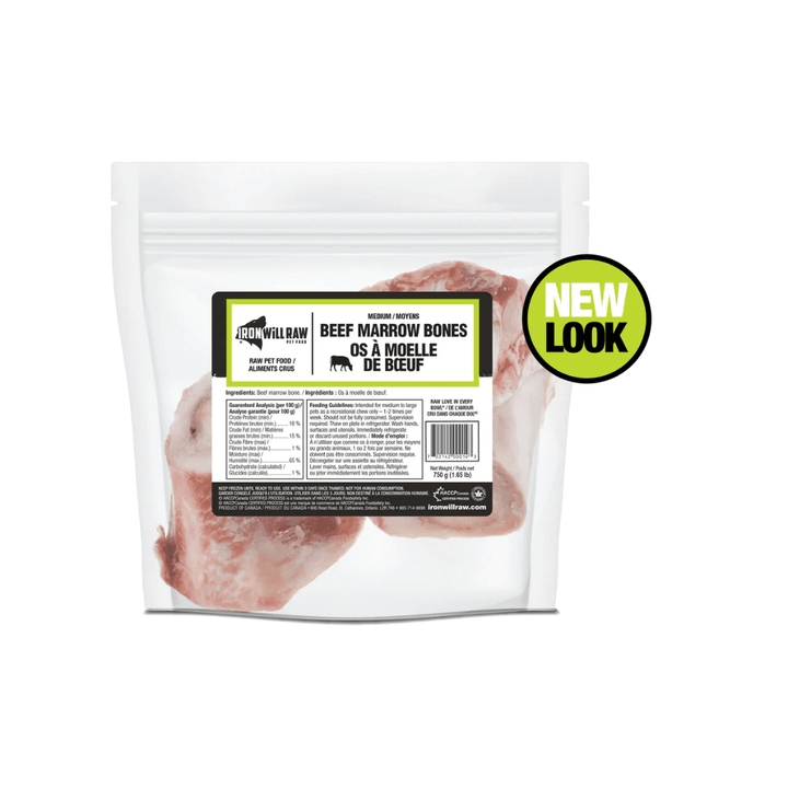 Iron Will Raw Dog Treats - Beef Marrow Bones - Toronto Pets