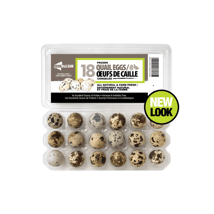 Iron Will Raw Frozen Dog Treats - Quail Eggs - Toronto Pets