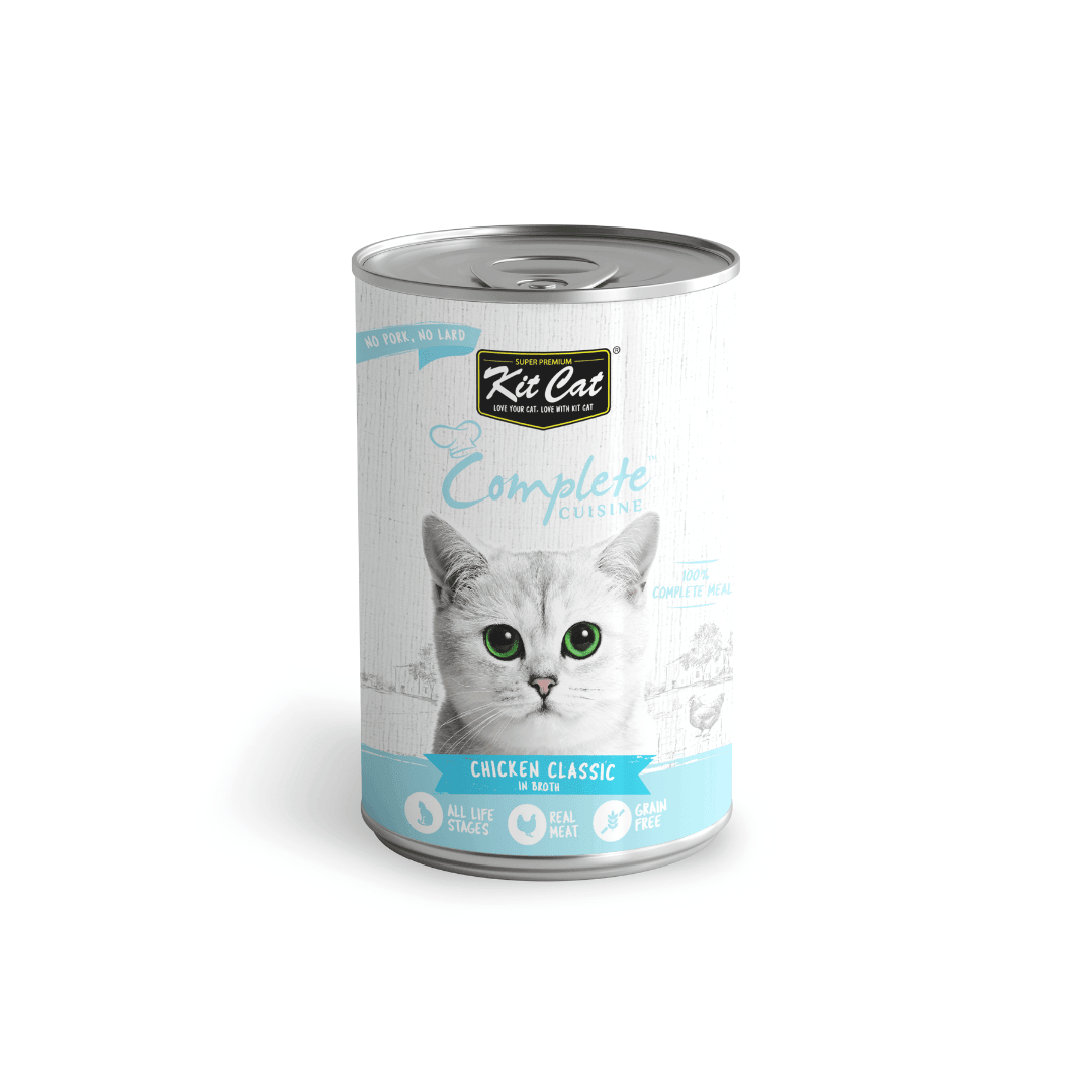 Kit Cat Wet Cat Food - Complete Cuisine Chicken Classic in Broth Canned - Toronto Pets