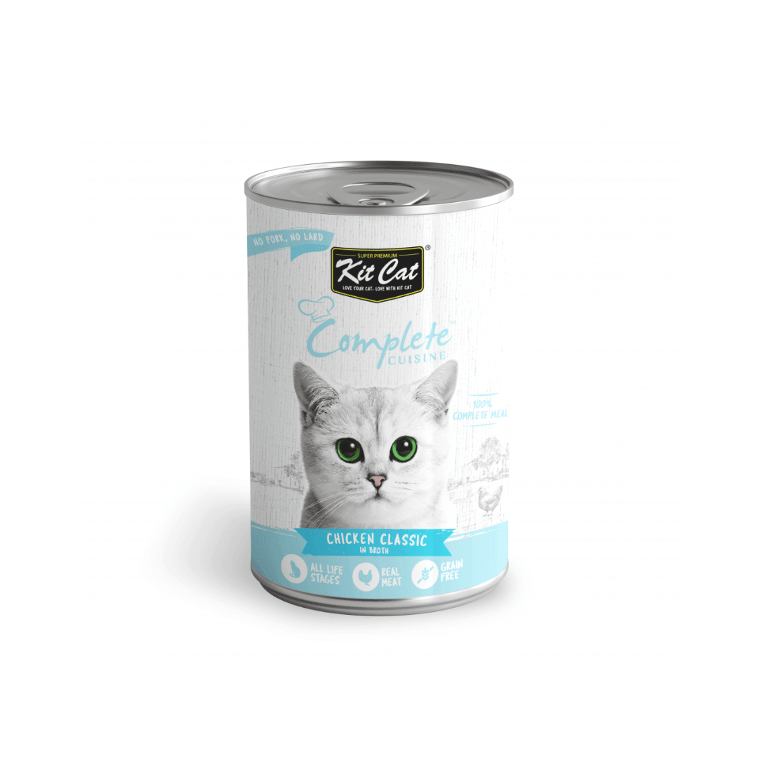 Kit Cat Wet Cat Food - Complete Cuisine Tuna Classic in Broth Canned - Toronto Pets