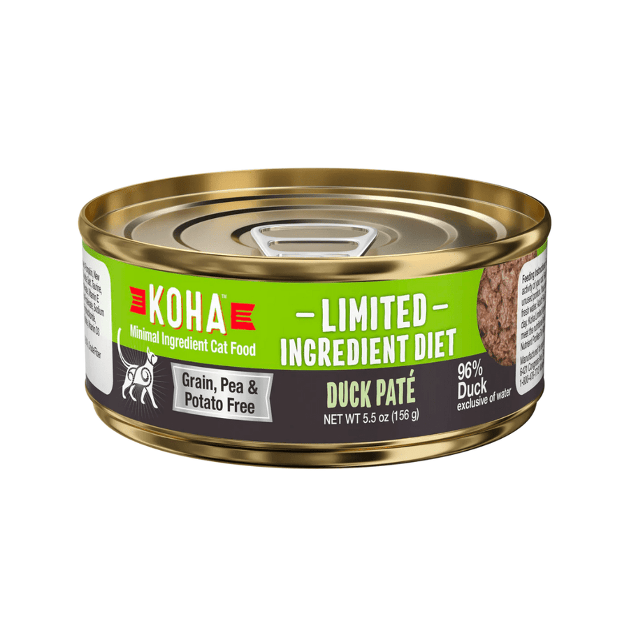 KOHA Wet Cat Food - Limited Ingredient Duck Pate Canned - Toronto Pets