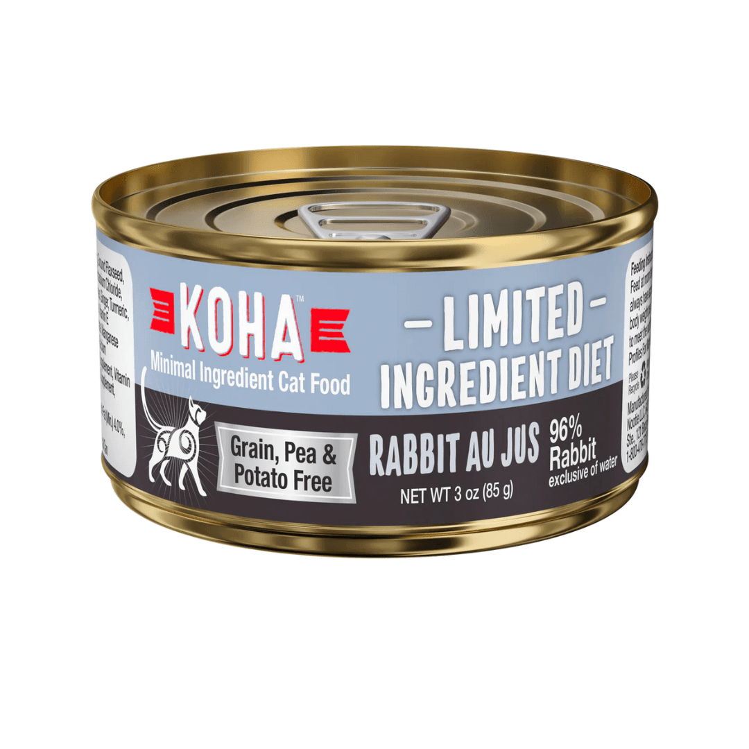 KOHA Wet Cat Food - Limited Ingredient Rabbit Au Jus Pate Canned - Toronto Pets