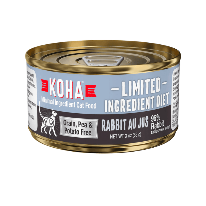 KOHA Wet Cat Food - Limited Ingredient Rabbit Au Jus Pate Canned - Toronto Pets