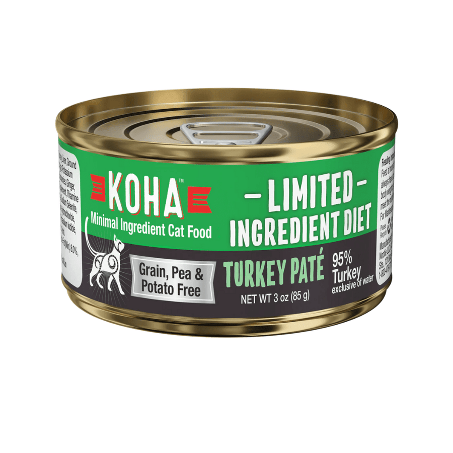 KOHA Wet Cat Food - Limited Ingredient Turkey Pate Canned - Toronto Pets