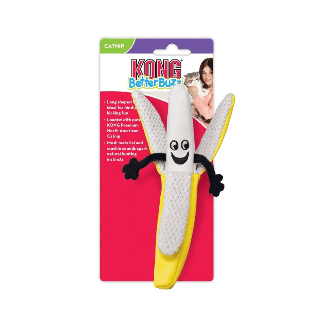 Kong Cat - Better Buzz Banana Catnip Toy - Toronto Pets