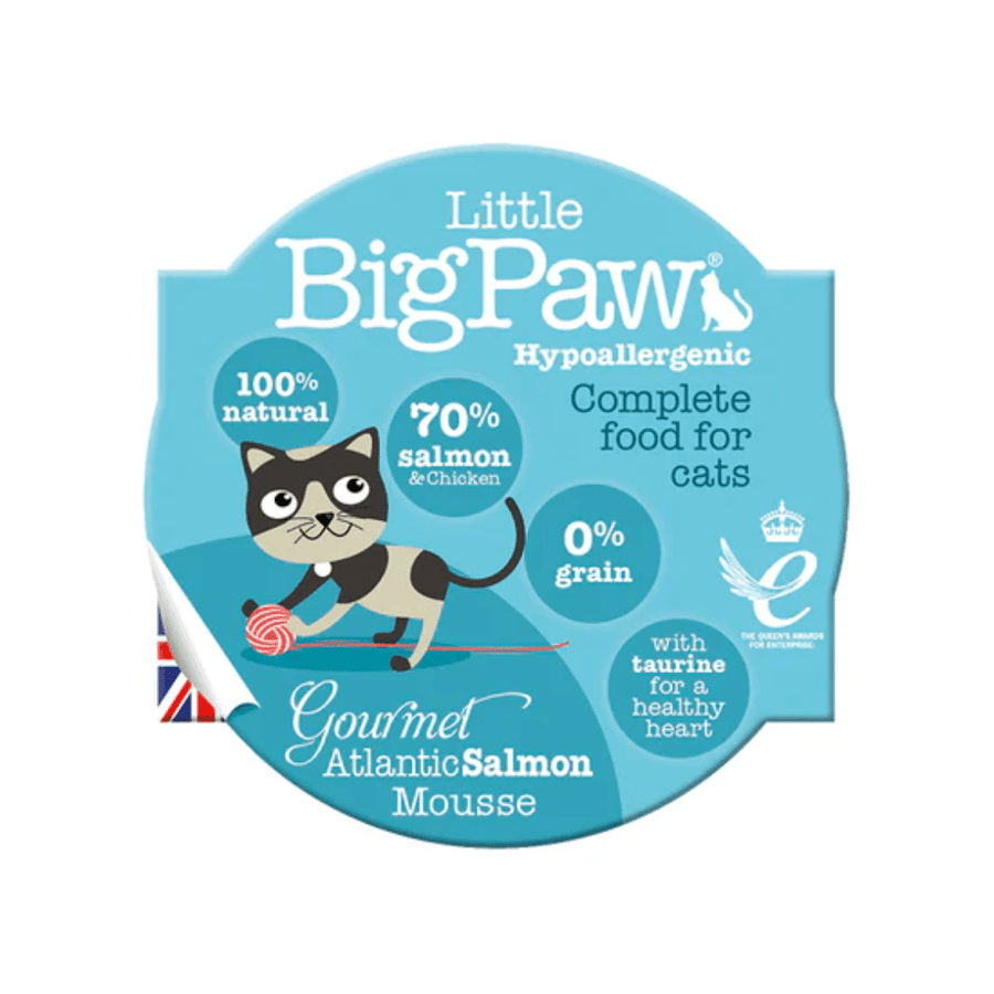 Little Big Paw Wet Cat Food - Gourmet Atlantic Salmon Mousse Canned - Toronto Pets