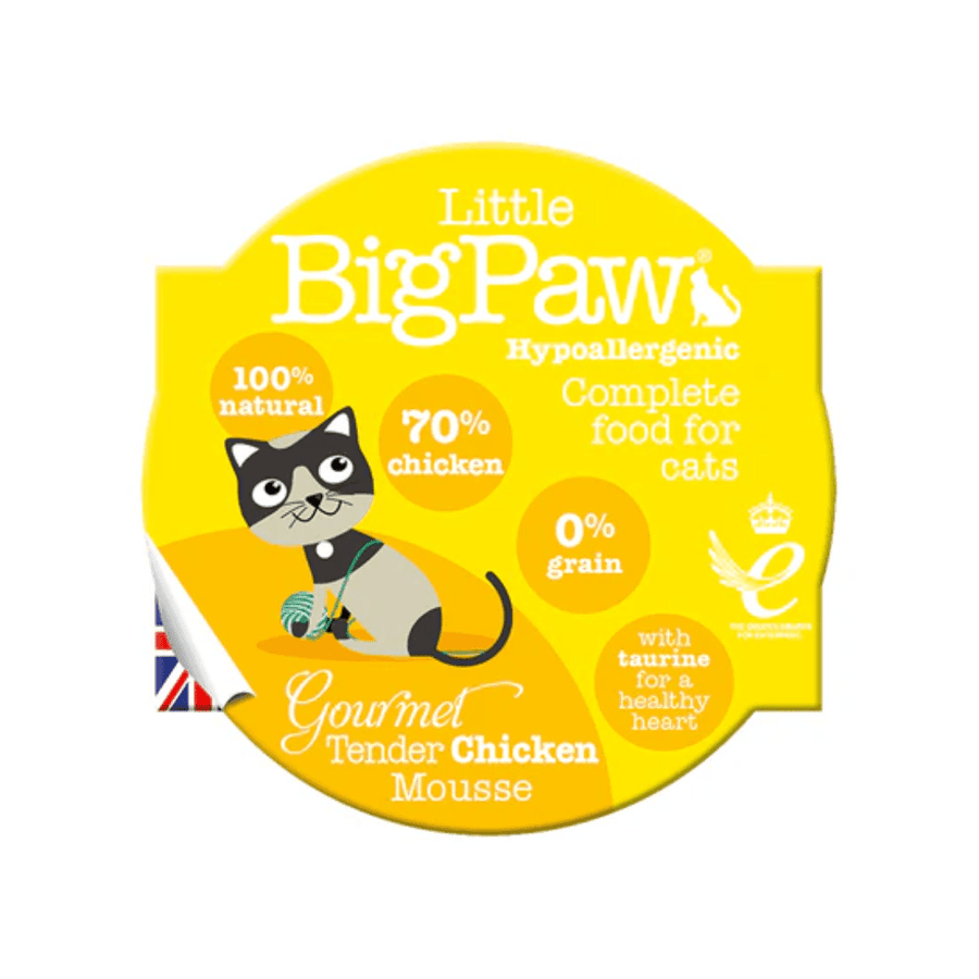 Little Big Paw Wet Cat Food - Gourmet Tender Chicken Mousse Canned - Toronto Pets