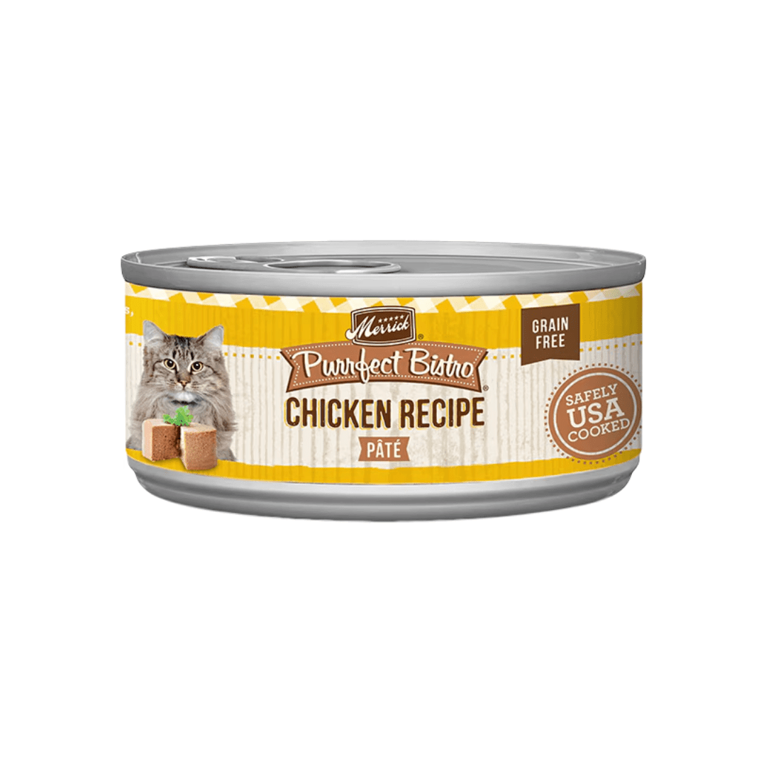 Merrick Wet Cat Food - Purrfect Bistro Grain Free Chicken Pate Canned - Toronto Pets