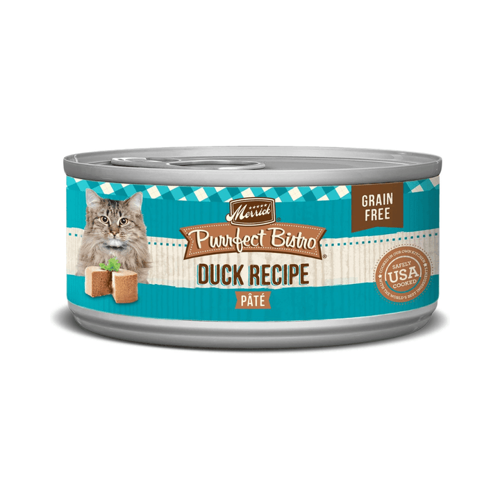 Merrick Wet Cat Food - Purrfect Bistro Grain Free Duck Pate Canned - Toronto Pets