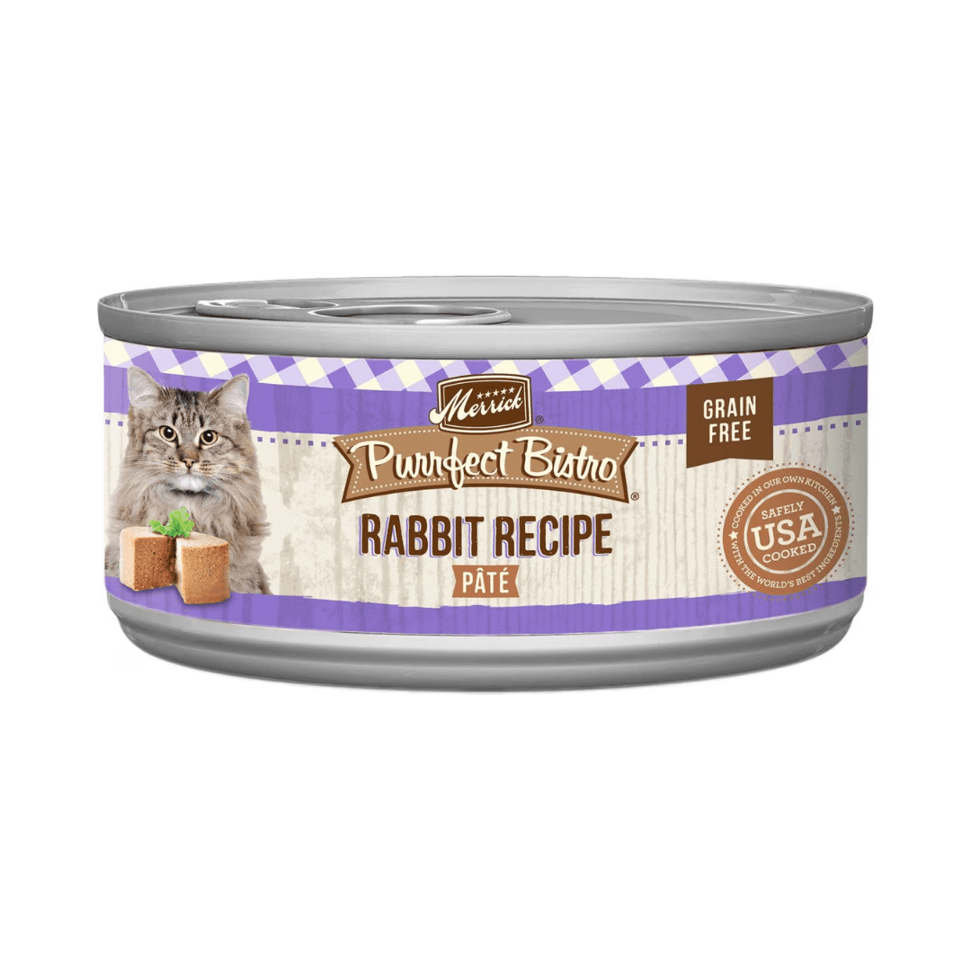 Merrick Wet Cat Food - Purrfect Bistro Grain Free Rabbit Pate Canned - Toronto Pets