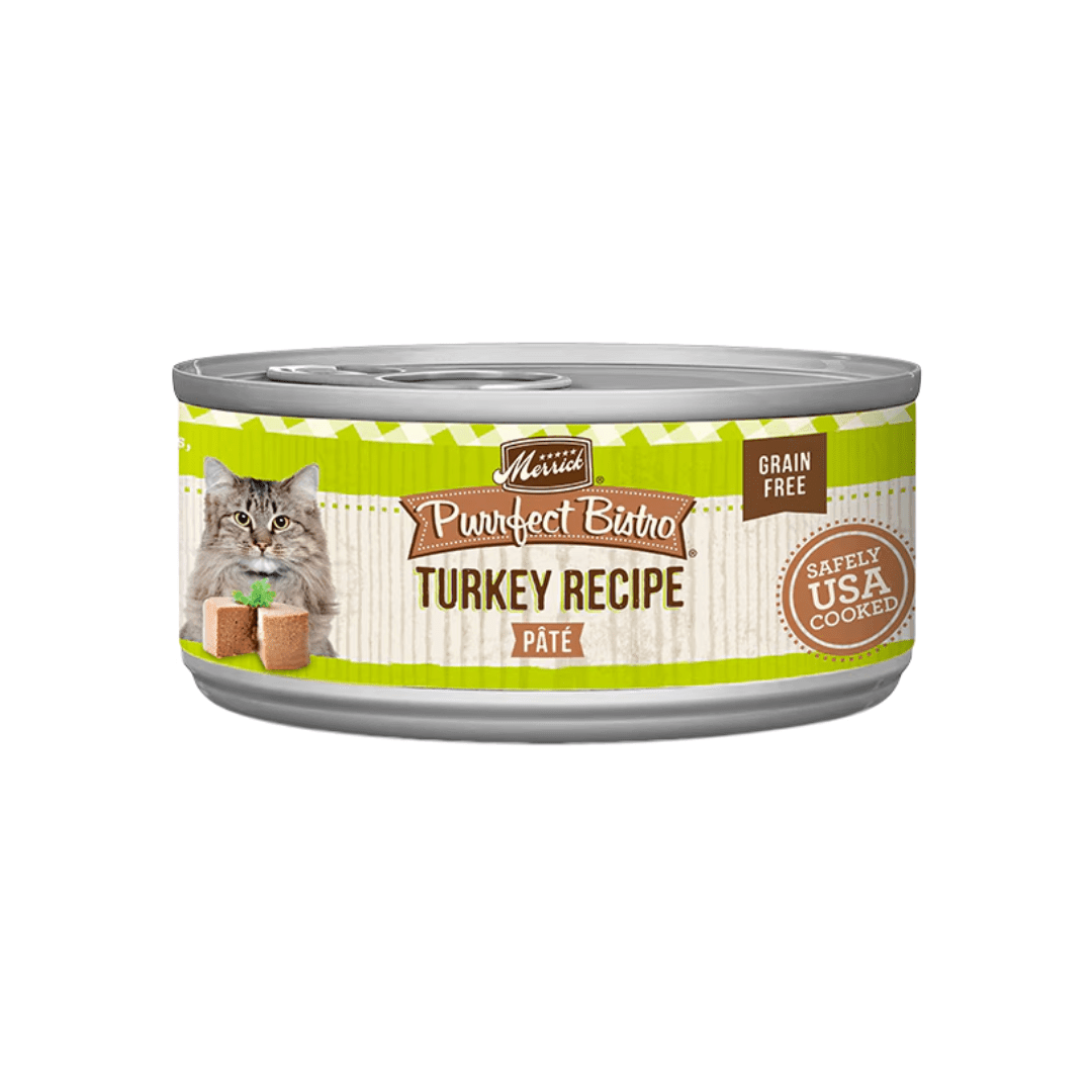 Merrick Wet Cat Food - Purrfect Bistro Grain Free Turkey Pate Canned - Toronto Pets