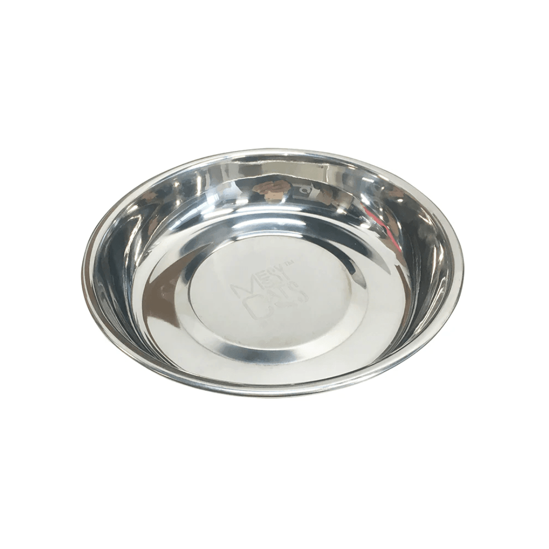 Messy Cats Bowls - Stainless Steel Saucer Shaped Bowl - Toronto Pets