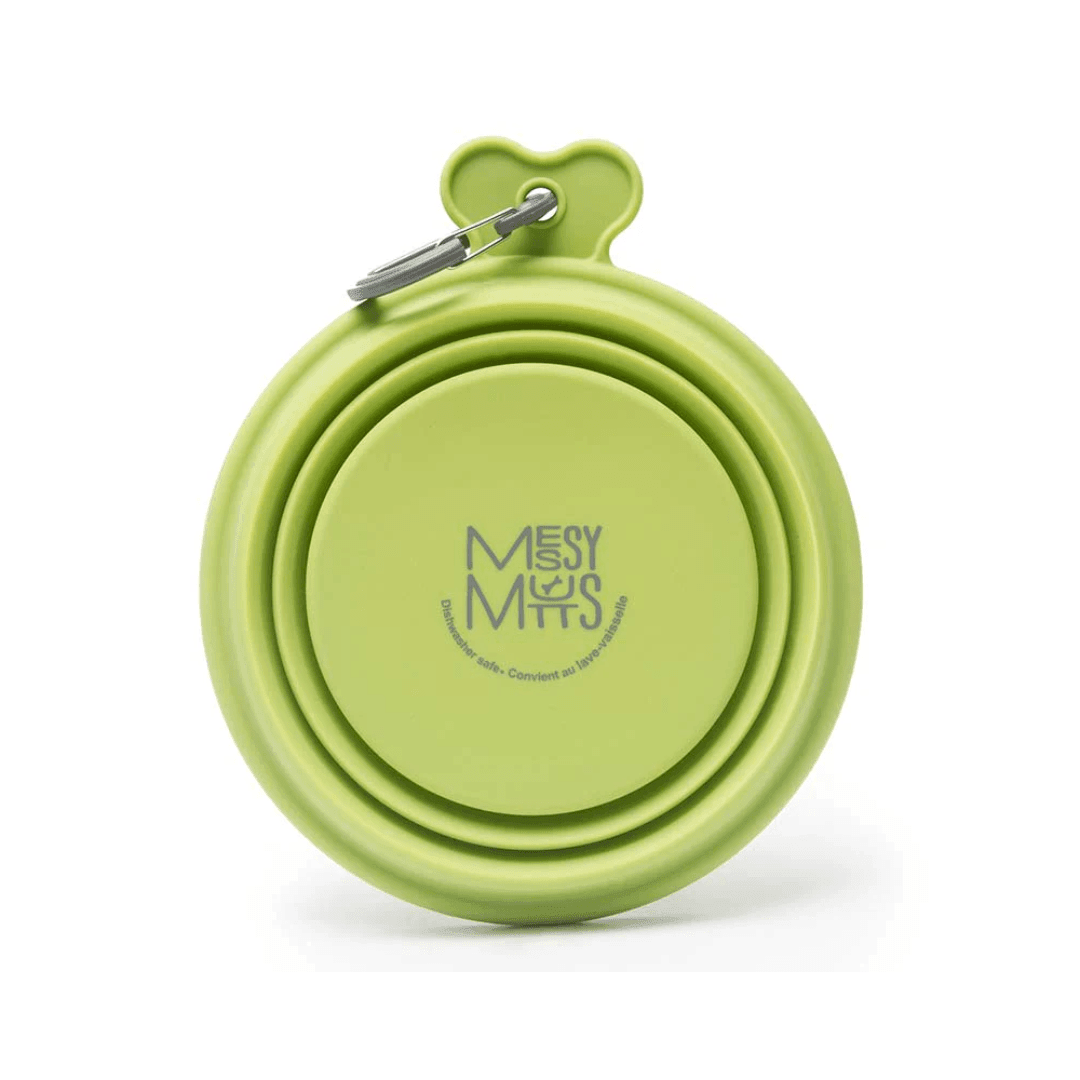 Messy Mutts Dog Bowl - Silicone Collapsible Travel Bowl - Toronto Pets