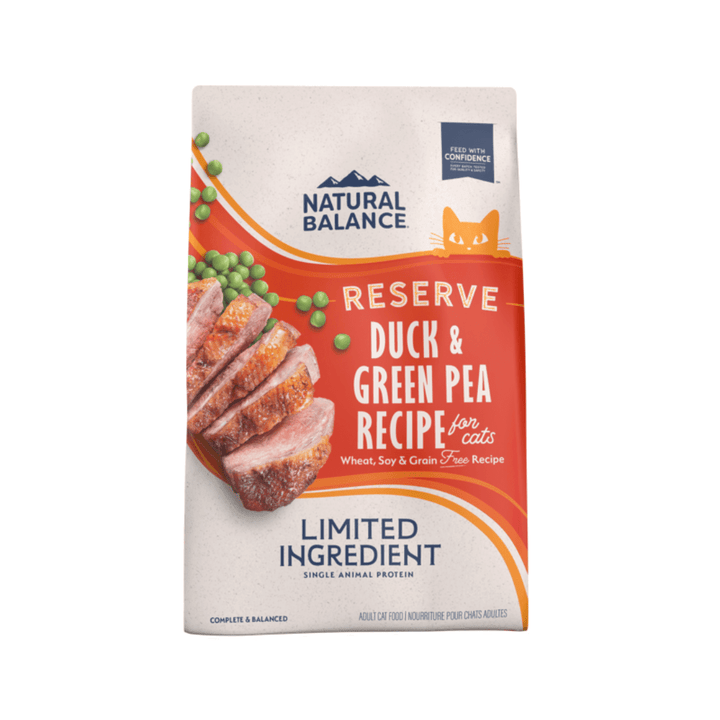 Natural Balance Dry Cat Food - Reserve Grain Free Duck & Green Pea Recipe - Toronto Pets