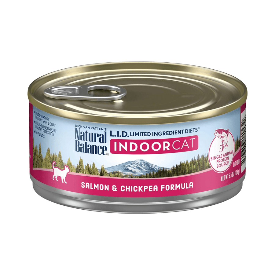 Natural Balance Wet Cat Food - Indoor Salmon & Chickpea Canned - Toronto Pets