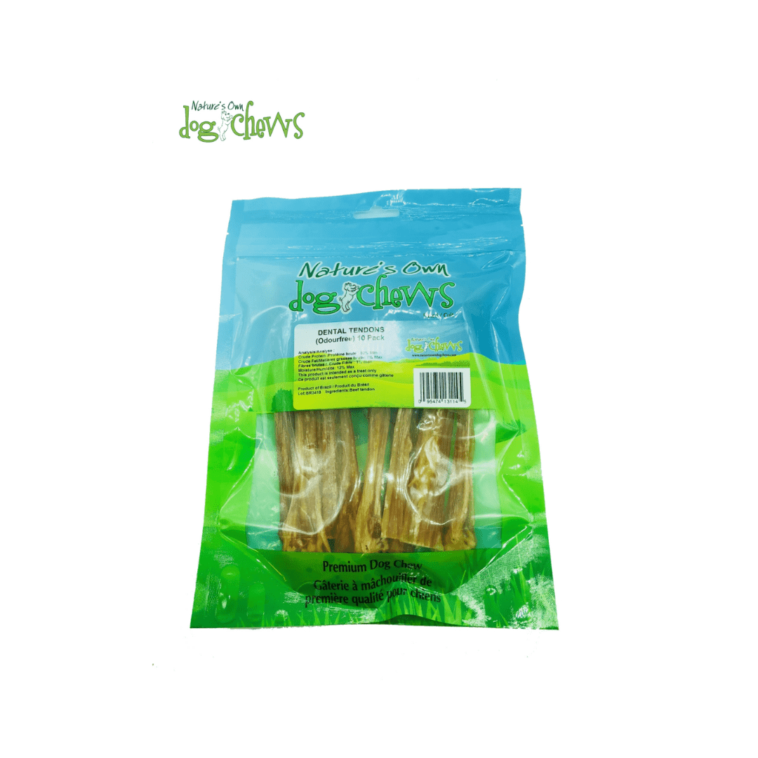 Nature's Own Dog Treats - Small Dog Dental Beef Tendons - Toronto Pets