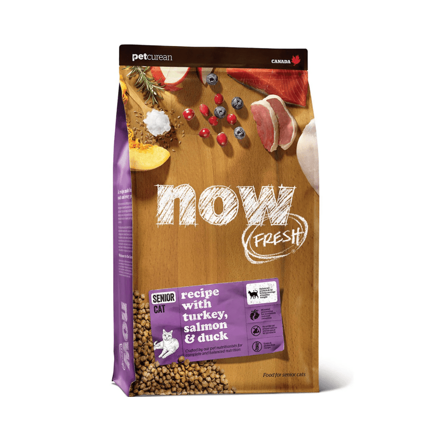 Now Fresh Dry Cat Food - Turkey, Salmon & Duck Senior Recipe - Toronto Pets