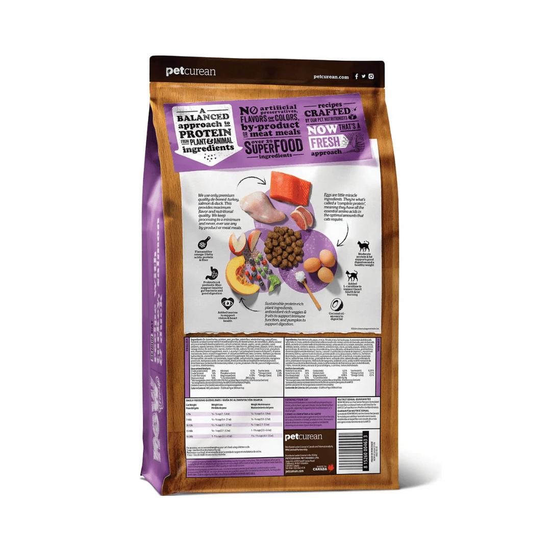 Now Fresh Dry Cat Food - Turkey, Salmon & Duck Senior Recipe - Toronto Pets