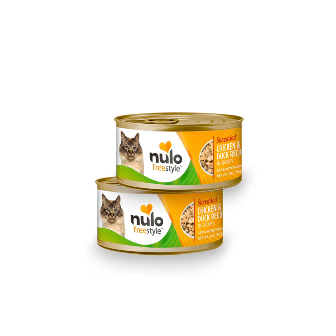 Nulo freestyle Wet Cat & Kitten Food - Grain - Free Shredded Chicken & Duck in Gravy Canned - Toronto Pets