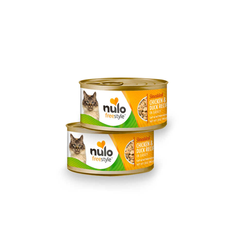 Nulo freestyle Wet Cat & Kitten Food - Grain - Free Shredded Chicken & Duck in Gravy Canned - Toronto Pets